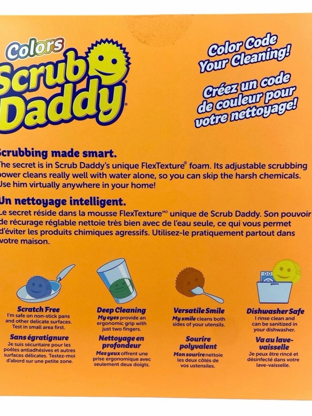 NEW 8 Count Scrub Daddy Scratch-Free Sponges Variety Pack - Picture 2 of 4